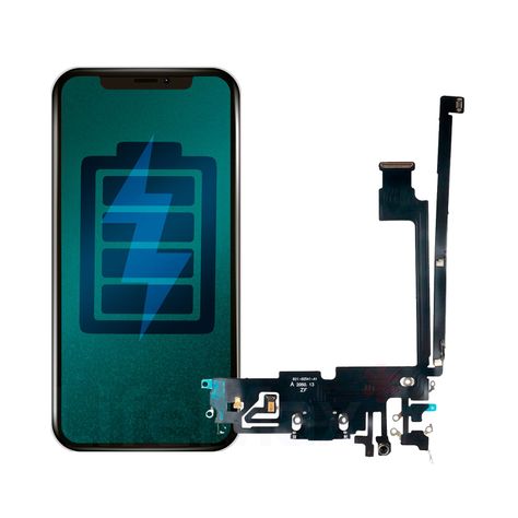 Flex de Carga Compatible con IPhone 12 Pro Max Lightning-0