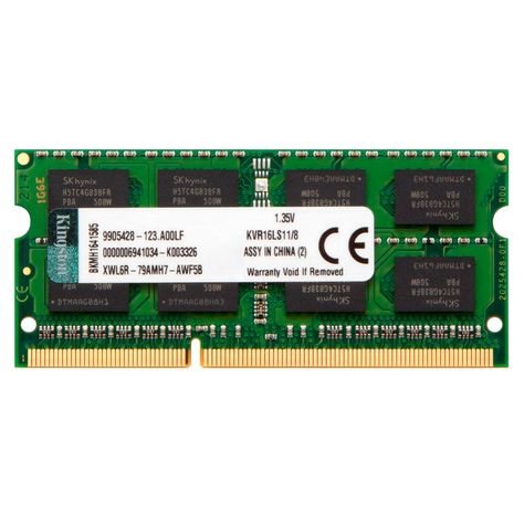 Memoria Ram Notebook Kingston DDR3L 8GB Sodimm KVR16LS11/8WP-1