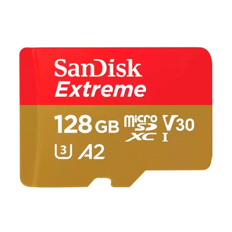 Tarjeta de Memoria MicroSD SanDisk 128GB + Adaptador 190MB/s-1