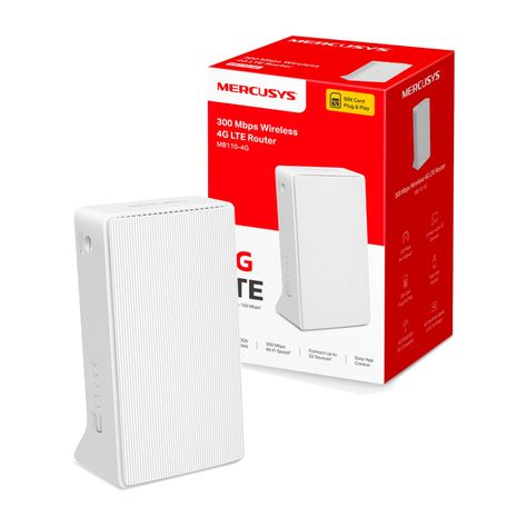 Router Inalambrico Mercusys MB110-4G SIM 4G LTE 300Mbps-0