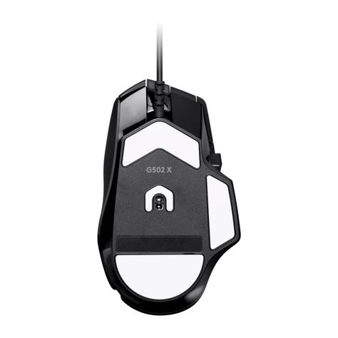 Mouse Gamer Logitech G502X Lightforce USB 2m Sensor Hero 25K-4