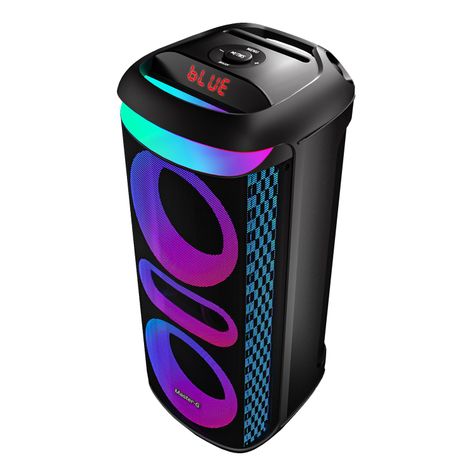 Parlante Karaoke Master-G MGZEUS Bluetooth 5.3 8inx2 TWS RGB-4