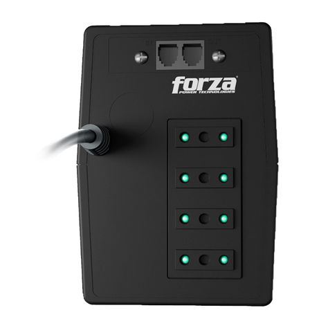 UPS Forza NT-1012C 1000VA/500W 220V 4 Salidas x2 RJ-11-3