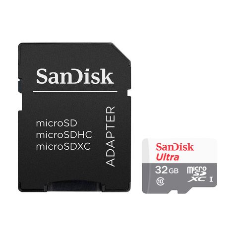 Tarjeta De Memoria MicroSD 32Gb Sandisk + Adaptador 100mb/s-3