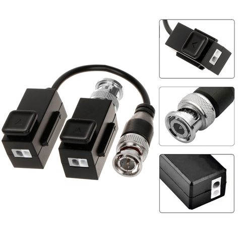 Balun de Video Pasivo Hikvision HD-TVI/CVI/AHD/CVBS 2MP a 4K-0