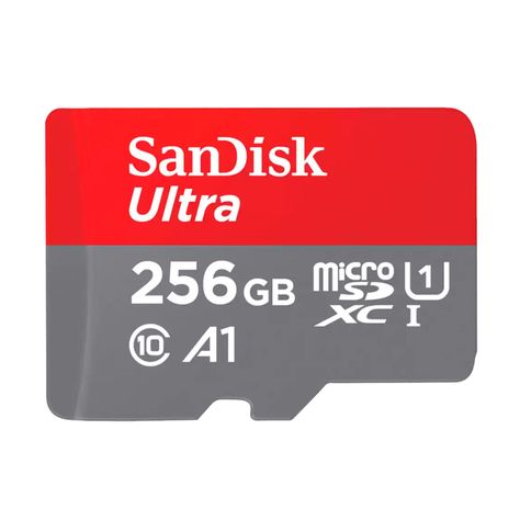 Tarjeta de Memoria MicroSD SanDisk 256GB + Adaptador 150MB/s-1
