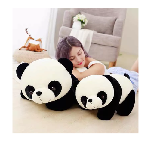 Peluche Almohada Oso Panda Tierno 80 cms-3