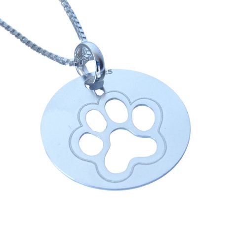 Cadena De Plata Medalla Doglover - MABELITA-2