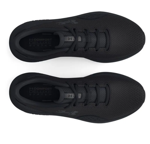 Zapatillas Under Armour Charged Surge 4 running mujer negro suela negra-1