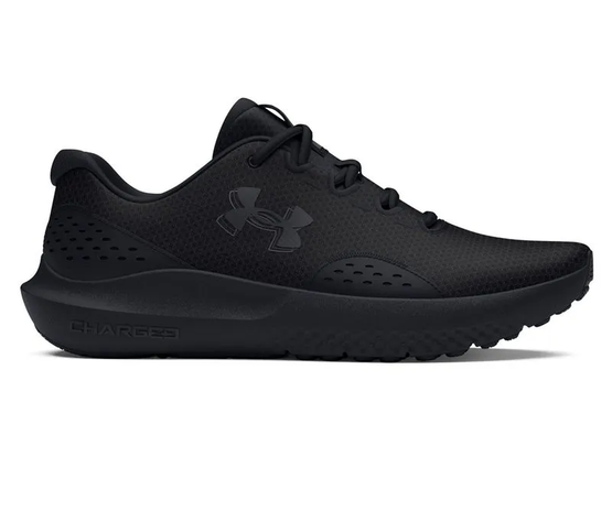 Zapatillas Under Armour Charged Surge 4 running mujer negro suela negra-2