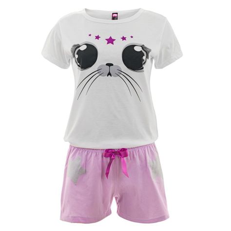 Pijama Colombiana en Polialgodón - Foca-0