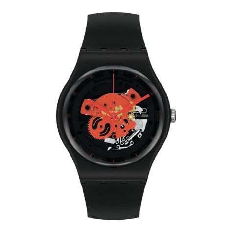Reloj Unisex SWATCH TIME TO RED BIG SO32B110-1