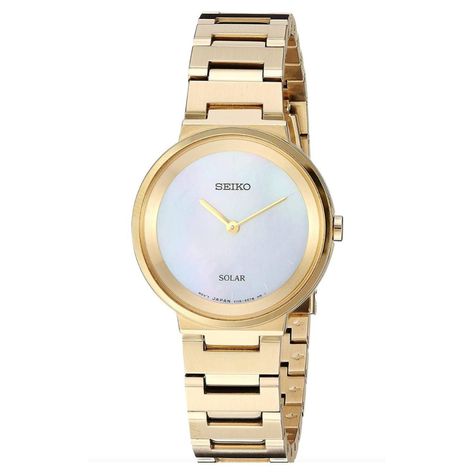 Reloj Seiko Mujer Solar Dorado SUP386-1