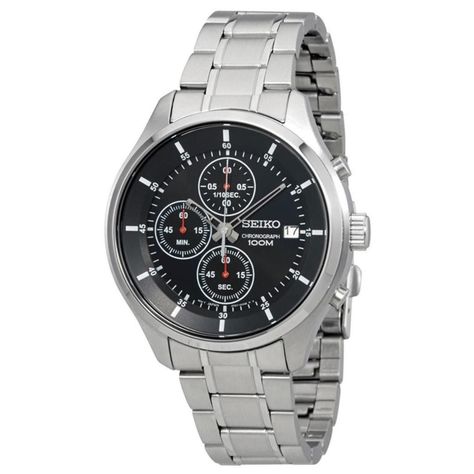Seiko Cronografo Negro Hombres Sks539-1