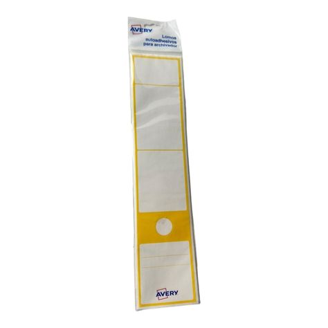 Etiquetas Avery 70 X 335 mm Pack 120 Unid Lomo Archivador-0