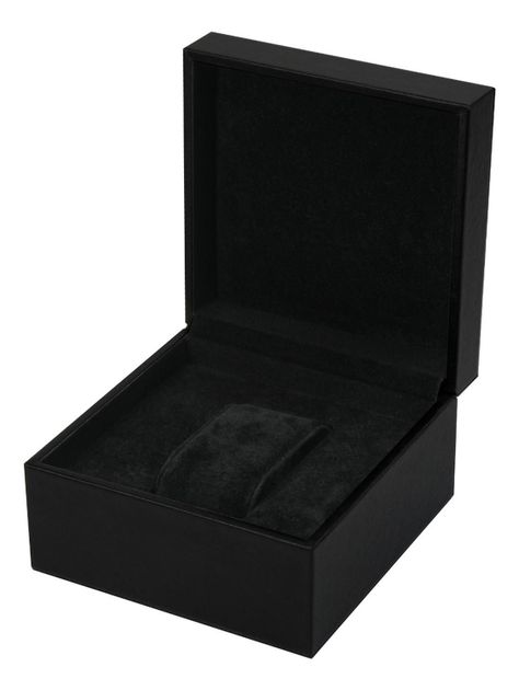 Caja Individual Relojes Cuero Pu Negro-0