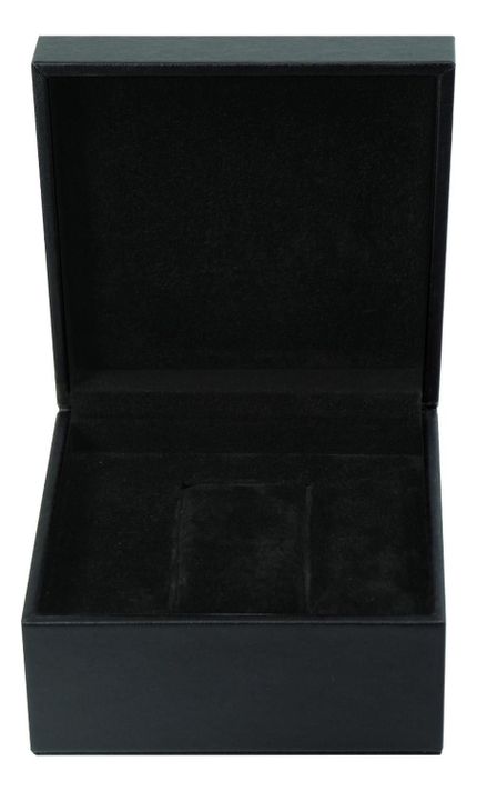 Caja Individual Relojes Cuero Pu Negro-1