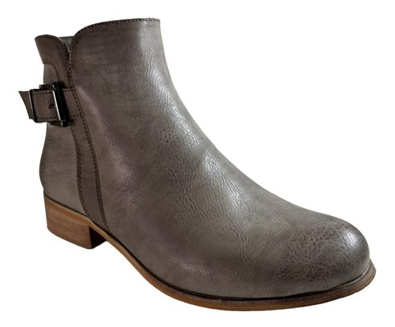 Botin Via Uno Color Gris 12082414-1
