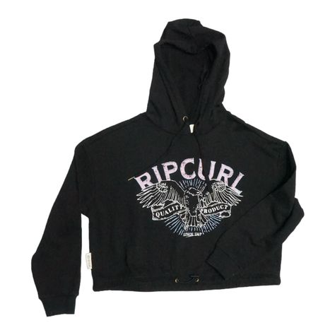 POLERON RIPCUR TOP MUJER NEGRO-0
