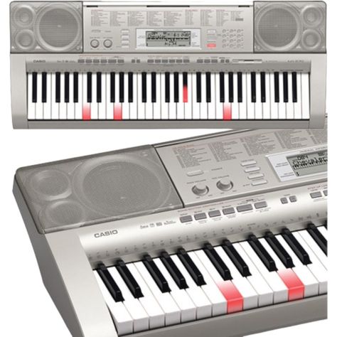 TECLADO CASIO 61 TECLAS LUMINOSAS PARA APRENDIZAJE LK-270-1