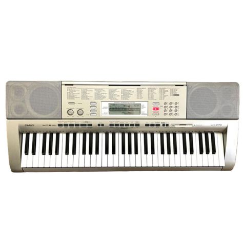 TECLADO CASIO 61 TECLAS LUMINOSAS PARA APRENDIZAJE LK-270-2