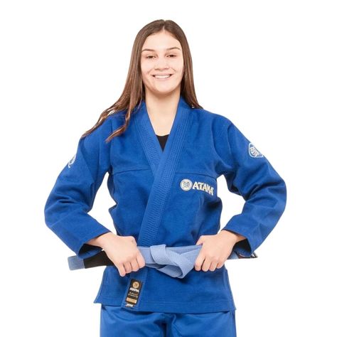 Kimono Jiu-jitsu Mujer Atama Classic Gi-Blue F1-0