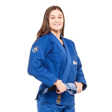 Kimono Jiu-jitsu Mujer Atama Classic Gi-Blue F1-2