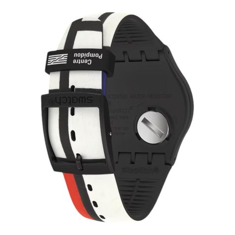 Reloj Swatch Pompidou By Piet Mondrian SUOZ344-3