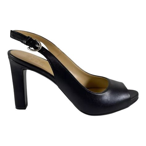 Sandalia Naturalizer Mujer Grace Negro Cuero Pu Contour+-0