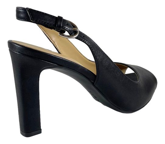 Sandalia Naturalizer Mujer Grace Negro Cuero Pu Contour+-2