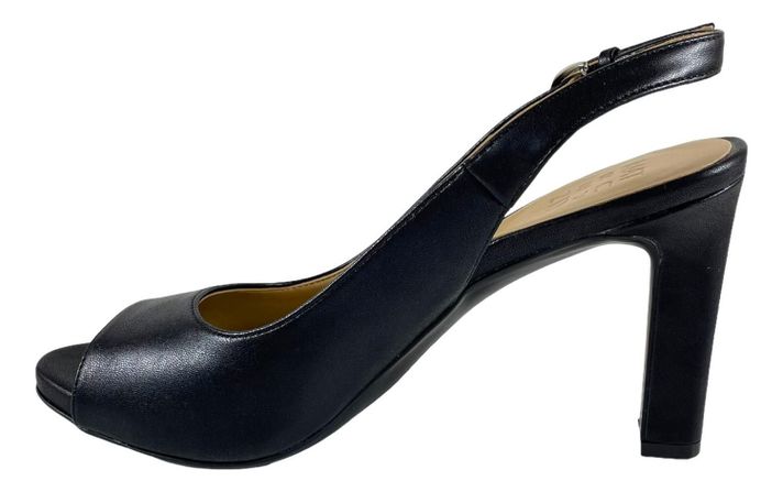 Sandalia Naturalizer Mujer Grace Negro Cuero Pu Contour+-4