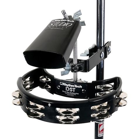 KIT BATERIA RHYTHM TECH RTDKP+PANDERETA+SOPORTE PERCUSIÓN-0