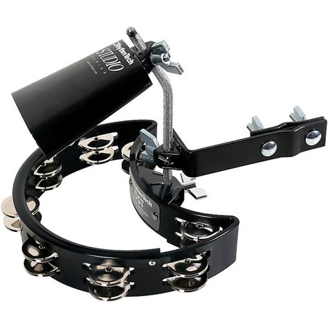 KIT BATERIA RHYTHM TECH RTDKP+PANDERETA+SOPORTE PERCUSIÓN-1