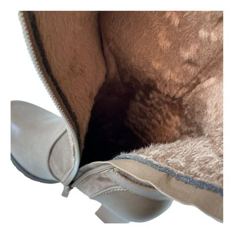 Botin Mujer Via Uno Color Taupe Forro Textil-5