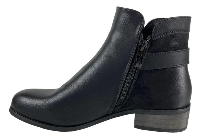 Botin Via Uno Color Negro 12082414-4