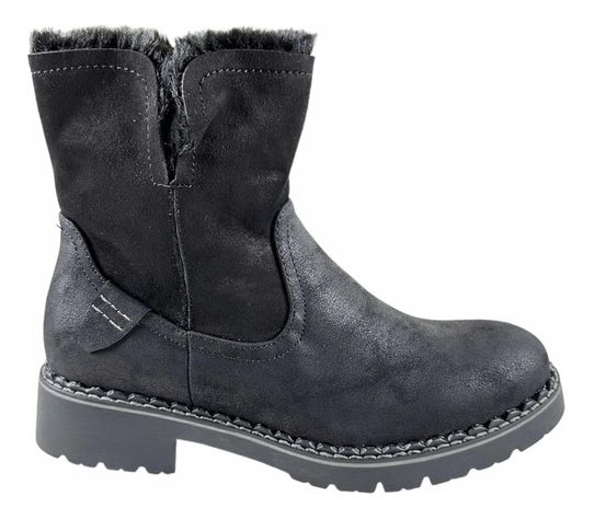Botin Via Uno Chiporro Mujer Negro 12082426-0