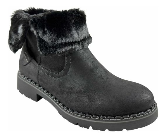 Botin Via Uno Chiporro Mujer Negro 12082426-2