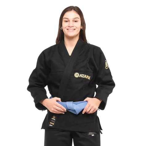 Kimono Jiu-jitsu Mujer Atama Classic Gi-Black F1-0