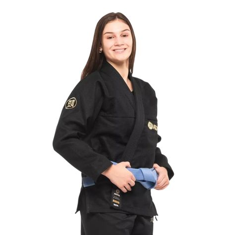 Kimono Jiu-jitsu Mujer Atama Classic Gi-Black F1-1