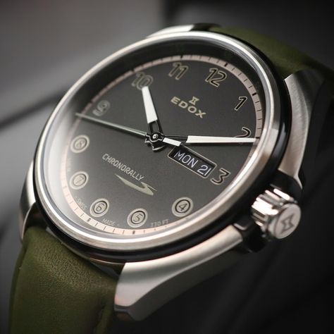 Reloj Hombre Edox Chronorally S 84301 3NCV NNV-3