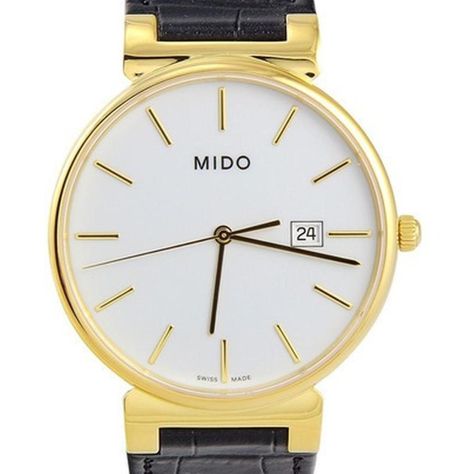Mido Caballero Dorado 38mm Cuarzo Hombre M0096103601100-0