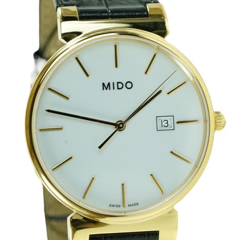 Mido Caballero Dorado 38mm Cuarzo Hombre M0096103601100-2