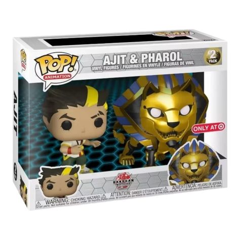FIGURA COLECCIONABLE FUNKO POP BAKUGAN - AJIT & PHAROL-0
