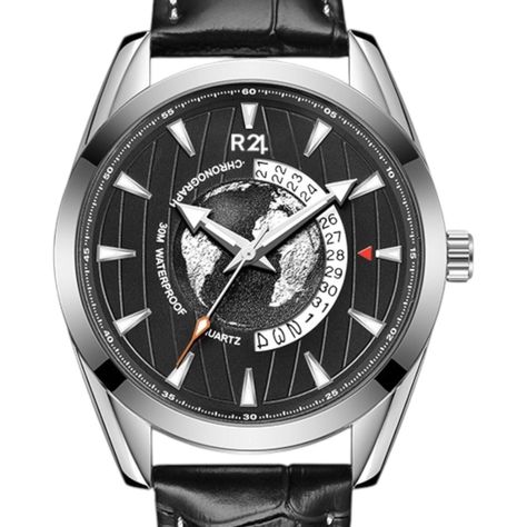 Reloj R24 Cuarzo W-33 Cuero-0
