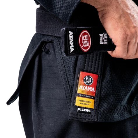 Kimono Jiu-jitsu Hombre Atama Ultra Light Sunset Gi-Black-4