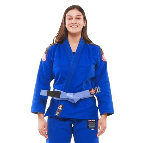 Kimono Jiu-jitsu Mujer Atama Ultra Light 3.0 Gi-Blue F1-0