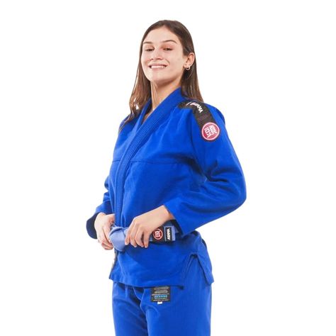 Kimono Jiu-jitsu Mujer Atama Ultra Light 3.0 Gi-Blue F1-1