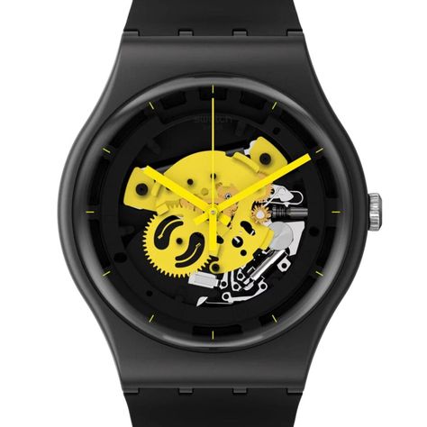Reloj Unisex SWATCH TIME TO YELLOW BIG SO32B111-0