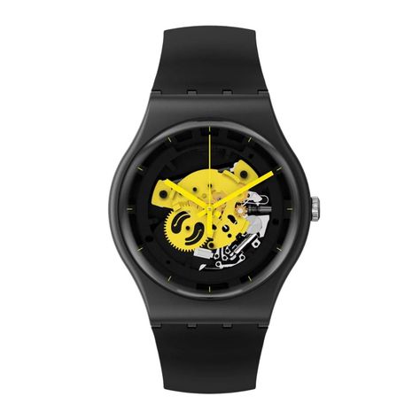 Reloj Unisex SWATCH TIME TO YELLOW BIG SO32B111-1