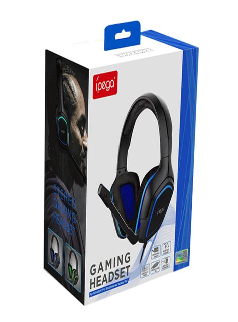 Audifonos Gamer PG-R006 Azul - Marca Ipega-0